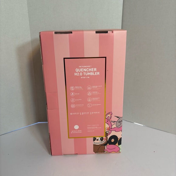 Stanley LoveShackFancy Labubu 40oz Quencher Triple Collab Limited New Box - Picture 5 of 5